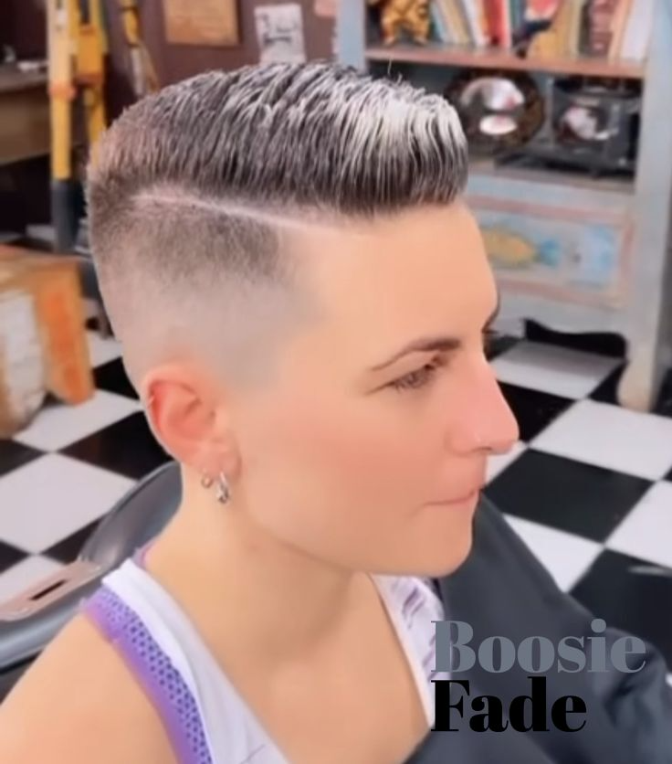 boosie fade on white woman