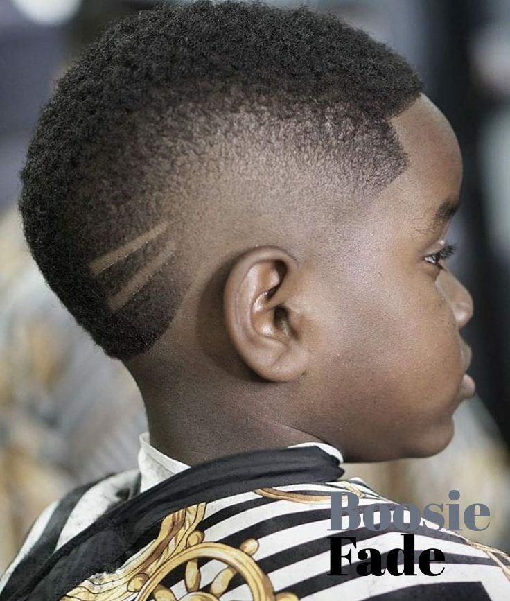 boosie fade on a black kid