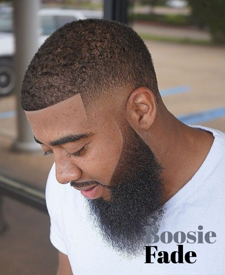 boosie fade with long beard